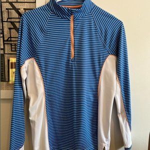Peter Millar Women' pullover Blue with white stripes Size S Sun protection
